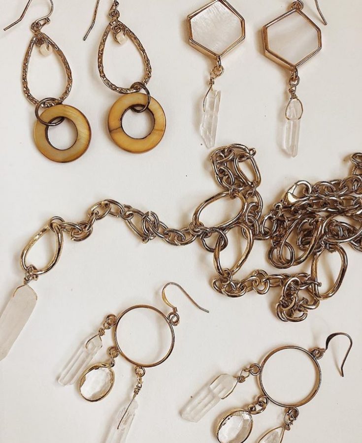 Found Wanderer features jewelry with a golden aesthetic. The pieces have an earthy, natural feel. To see more pieces, follow @foundwandererjewelry on Instagram. 
