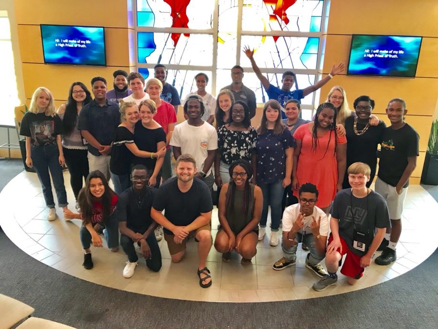 After ten days of crying together, laughing together and discussing  issues such as racism, diversity and Civil Rights, the participants of Engage had a hard time saying goodbye. This final photo together was taken at the closing ceremony. 