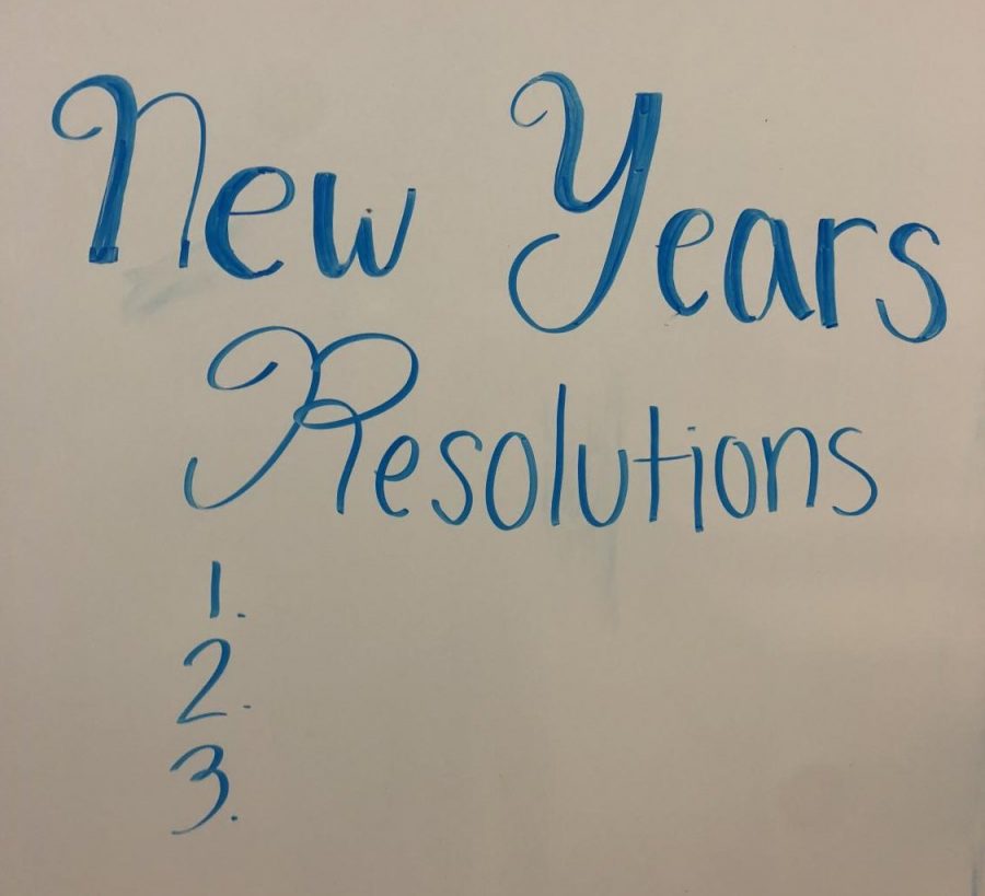 New Years Resolutions are sometimes hard to keep. Experts suggest making lists and placing reminders to stay focused on goals.  