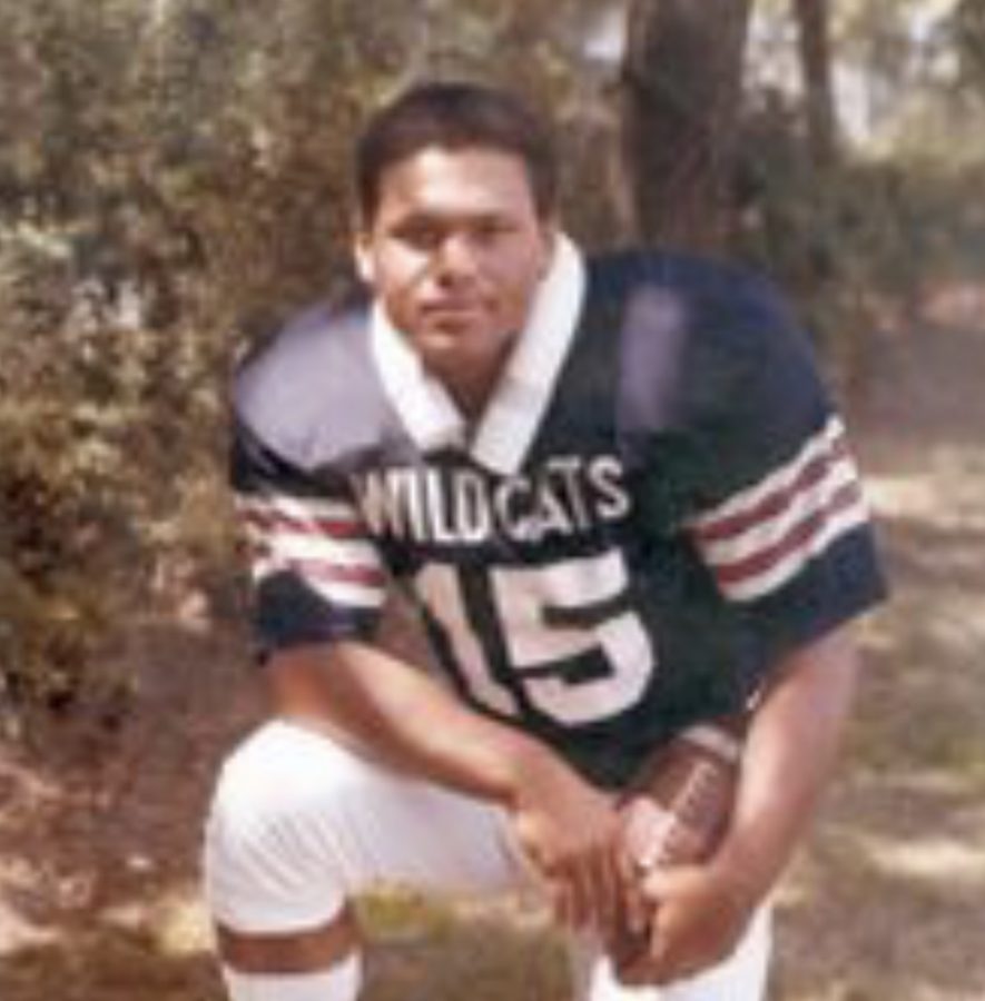 Dallastown+graduate+Tracy+Smith+is+shown+here+in+his+senior+headshot+for+the+1982-83+football+season.+Smith%2C+who+passed+away+in+late+October+held+the+records+for+most+touchdowns+in+a+single+season+and+most+touchdowns+in+a+game+for+33+years.+