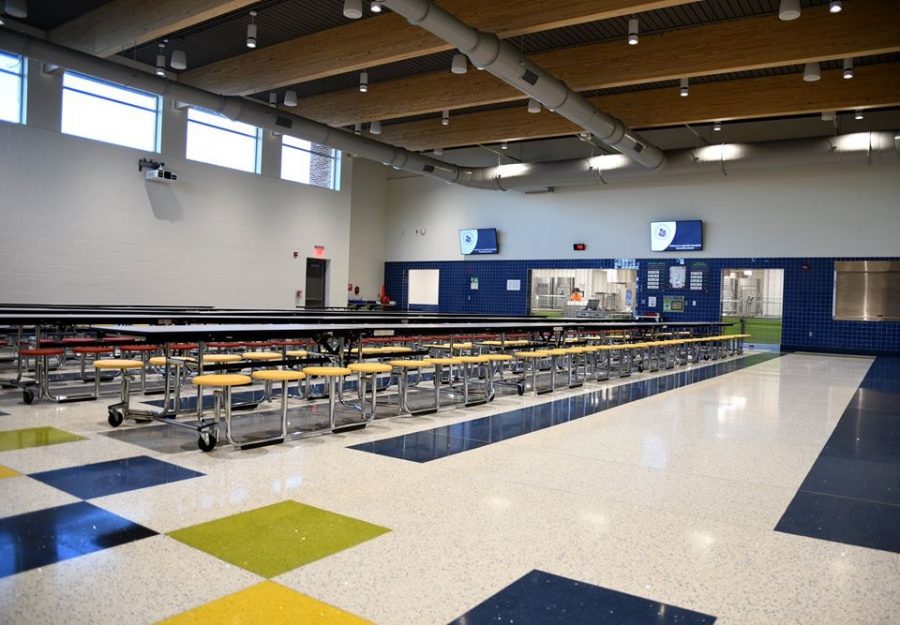 Loganvilles cafeteria with the completed updates. 