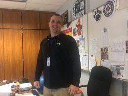 Mr. Thoman, Health and PE Teacher, also heads the Health and Physical Education Department.