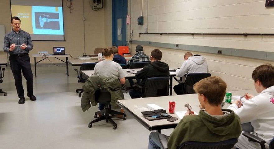 Students from across York County participate in the manufacturing pre-apprenticeship offered by the Manufacturers Association. York County schools partner with York County Alliance for Learning (YCAL) to make these partnerships happen. (2019)