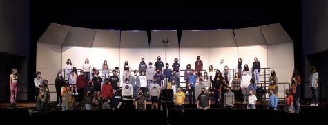 The concert choir rehearses and performs for a recording to be sent to Disney. All the music ensembles sent recordings to Disney in hope to participate in a music competition there next year, and all the ensembles were accepted.