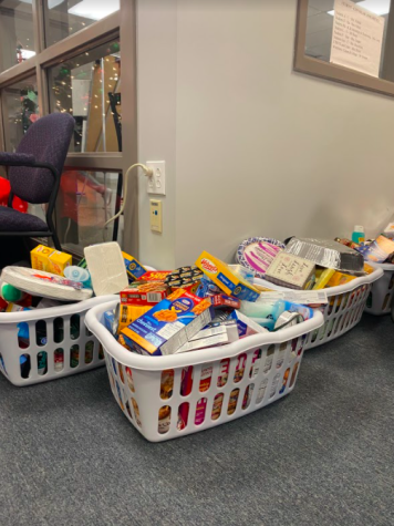 Caring and Sharing Baskets had  a great turnout this year. Teachers, their classes, and their clubs/activities brought in donations, filling the entire counseling office to help those in need in our district. 