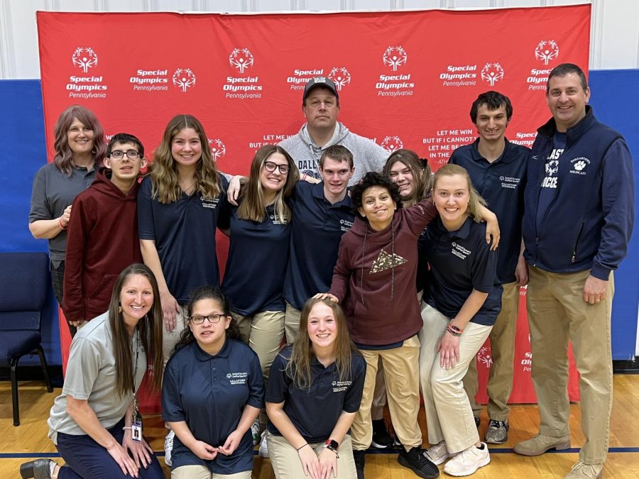 The Dallastown Unified Bocce team poses for a picture at the State Regional Meet. The meet took place on March 23 at State College, PA.