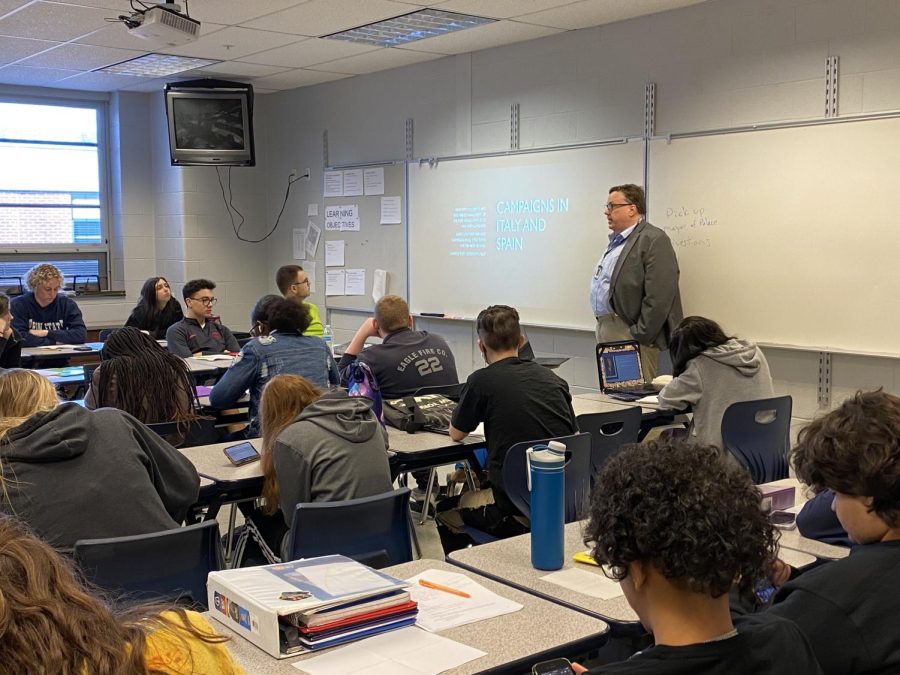 Dr. Nelson, the teacher of Word Origin &  The Dark Ages, teaches his students during the third period. These two electives are popular but not as well-known. 