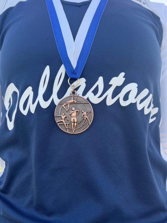 Dallastowns 3rd Ray Geesey Track and Field Medal. The top six in each event received a medal  