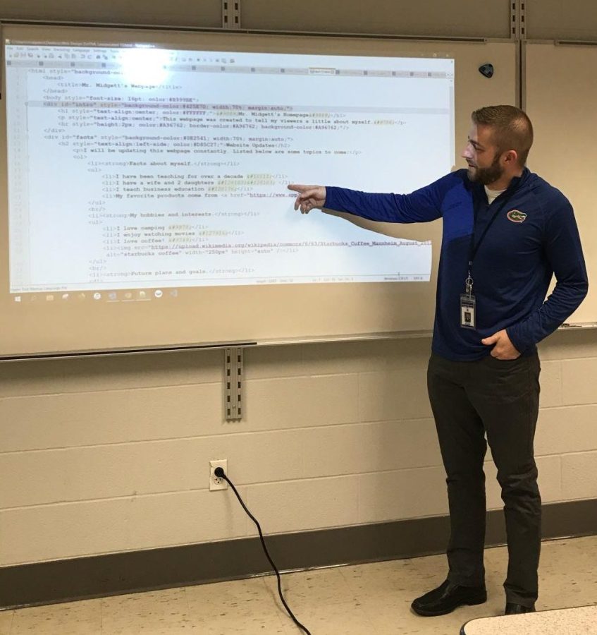 Teaching about how to better use Google isnt so cut and dry. However, Mr. Midgett finds ease in explaining code and navigation to his students. 