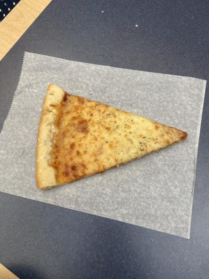 Dallastowns cafeteria pizza served for lunch 