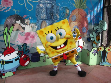 SpongeBob SquarePants is a popular childrens cartoon. The show was released in 1996 and still airs new episodes today.