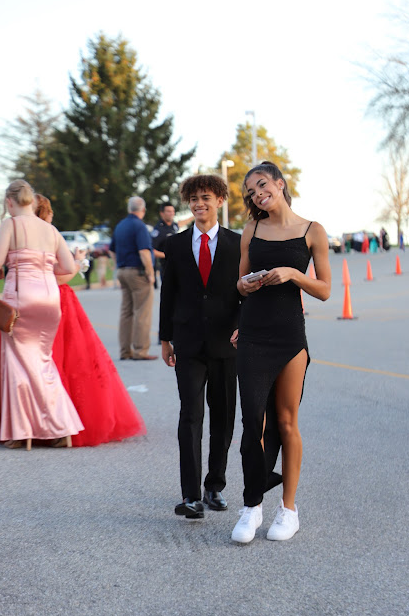 Dallastown students strutting their stuff on the red carpet.