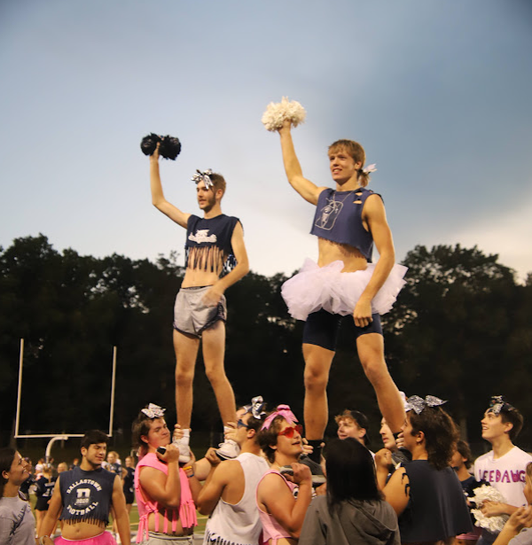 As always, the Powder Puff game did not disappoint, with an upperclassmen win and a half time show delivered by some talented senior boy cheerleaders.