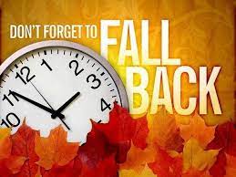 People remember that in the fall we gain an hour by falling back.