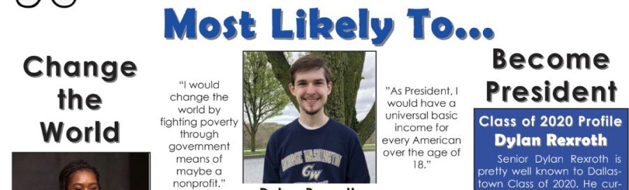When he graduated from Dallastown in 2020, Dylan Rexroths class voted him both Most Likely to Change the World and Most Likely to Become President in the annual Senior Issue of The Beacon. 