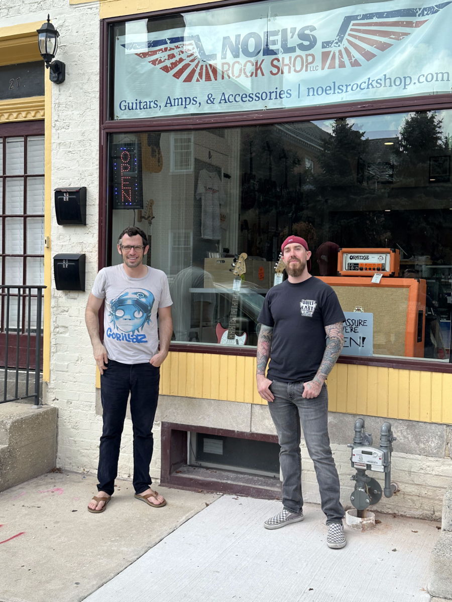 Mr. Gottloeb (Left) and Scott Youcheff (Right) standing in front of Noels Rock Shop. They opened in June of 2023.