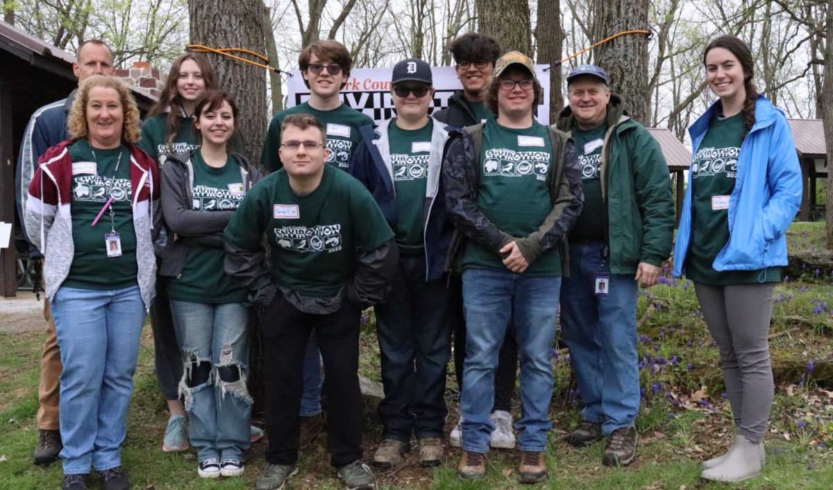 The 2022 Dallastown Envirothon team during their annual competition at John Rudy Park. Teams from all across York County come to compete with the winner going to compete at the State tournament. 