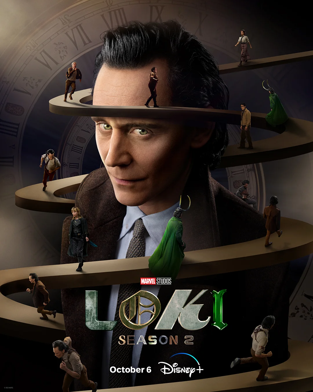 This is one of the official promotional posters for Loki's second season. It's final, amazing episode aired on Thursday, Nov. 9,  to generally favorable reviews.