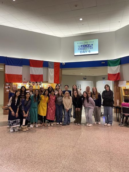 Members of the South Asian Cultures Club gather during this years Multicultural Night on February 23. 