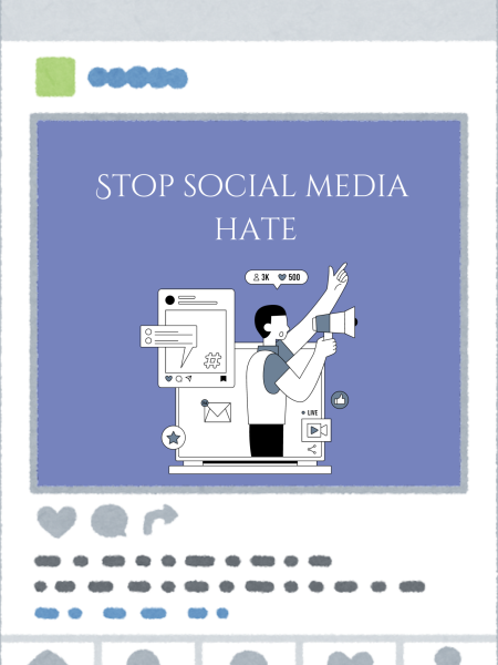 This graphic shows all the ways that people can be bombarded with hate and negative messages on social media. 