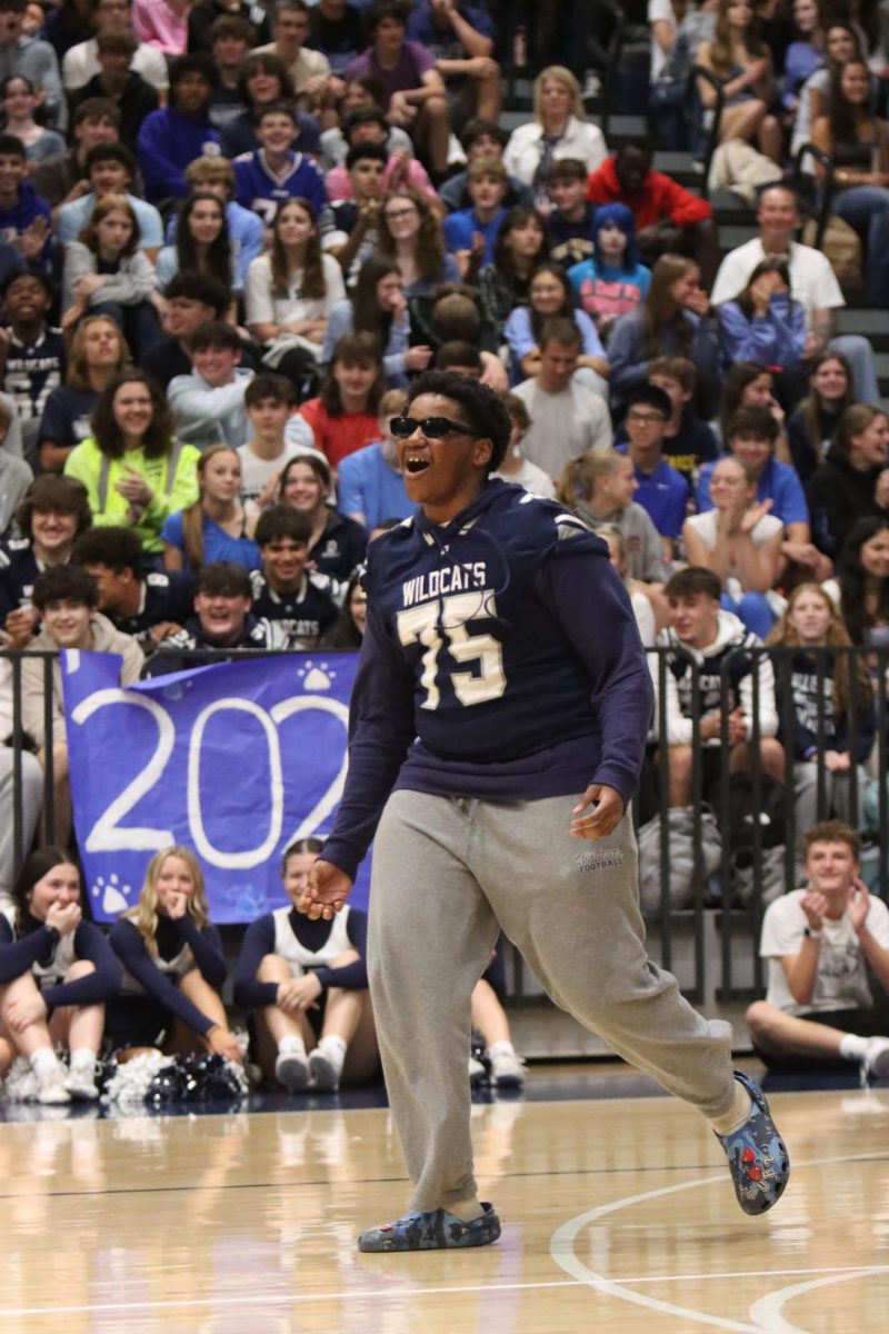 Hoco member walking out for introductions.