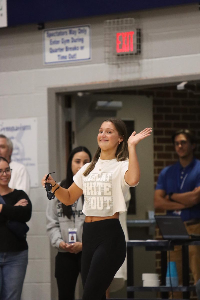 Hoco member walking out for introductions.