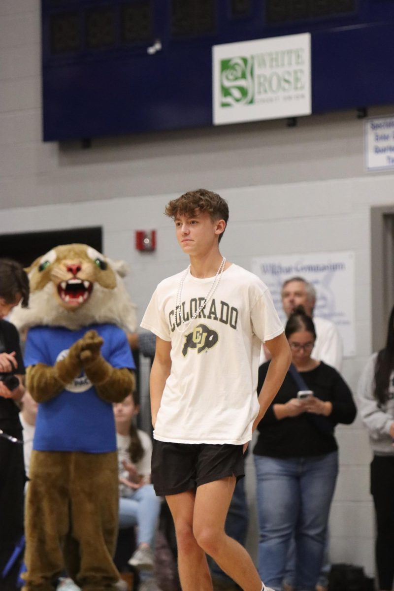 Hoco member walking out for introductions.