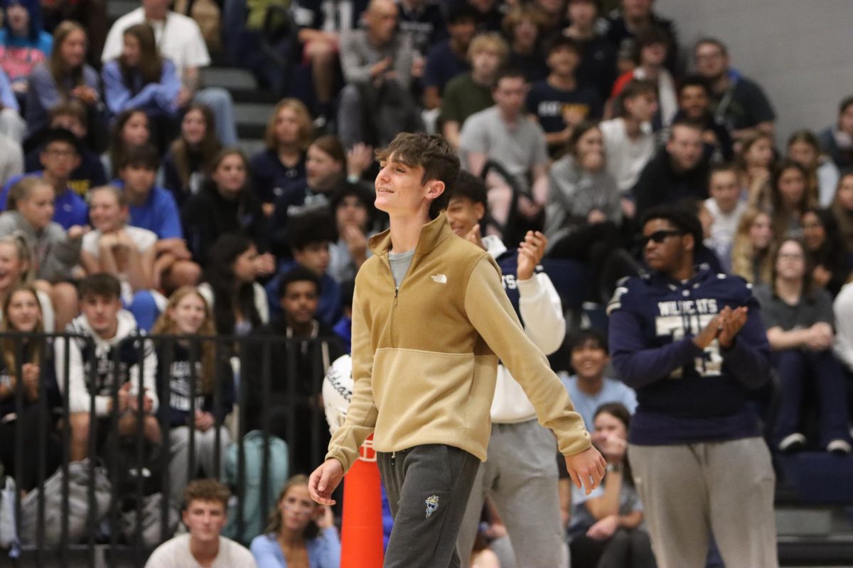 Hoco member walking out for introductions.