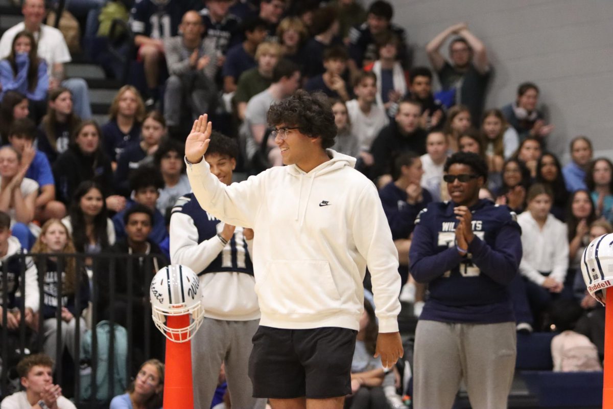 Hoco member walking out for introductions.