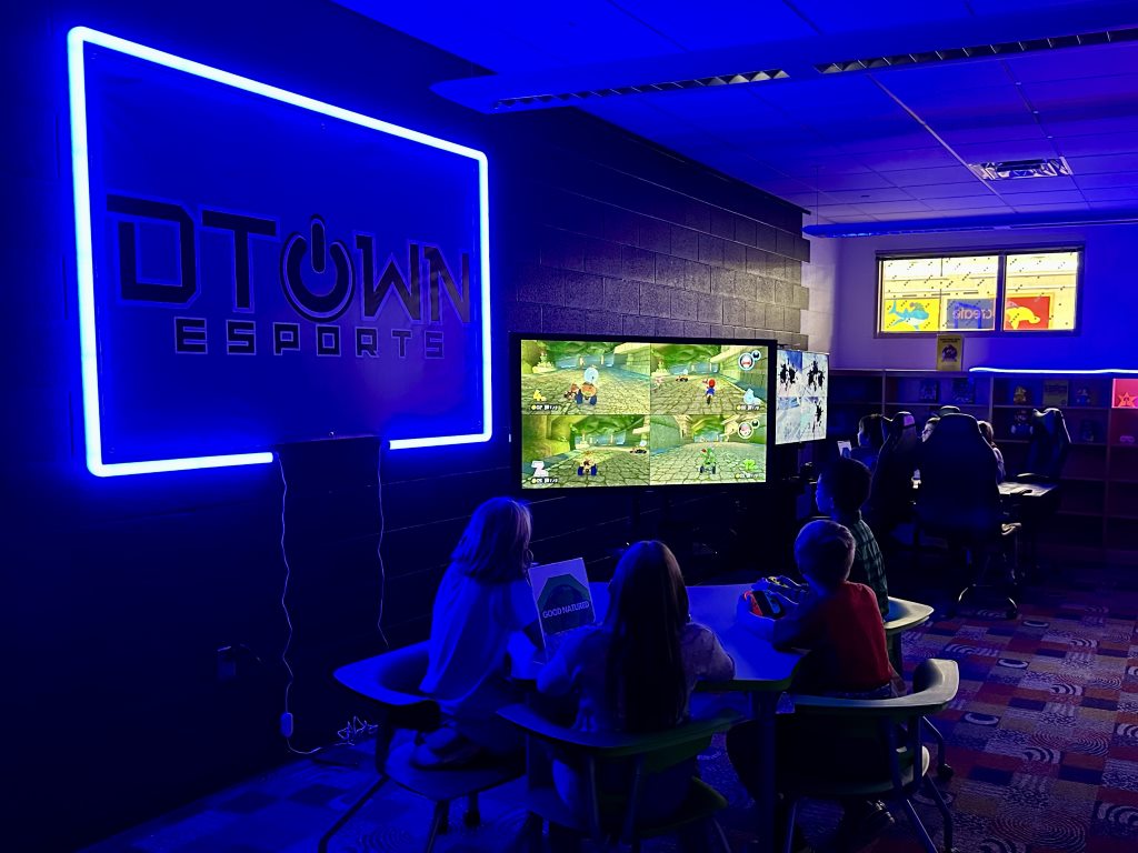 Dallastown Intermediate School was the first to have an area dedicated to esports. Almost 100 students are currently involved in the program. Photo submitted. 