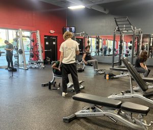 Many people find benefits at the gym other than just gaining muscle. One popular local gym is PA Fitness, pictured here. 