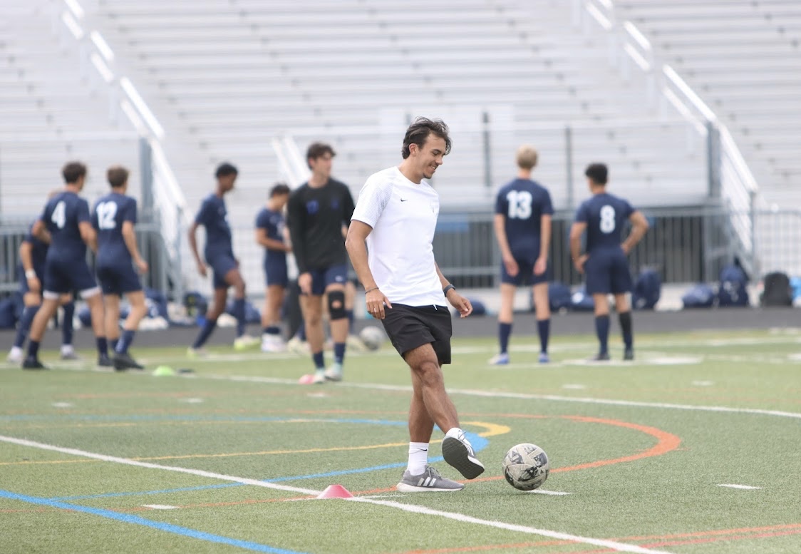 Wunderlich is now on the sidelines helping the Wildcats boys soccer team as he begins his coaching career. 