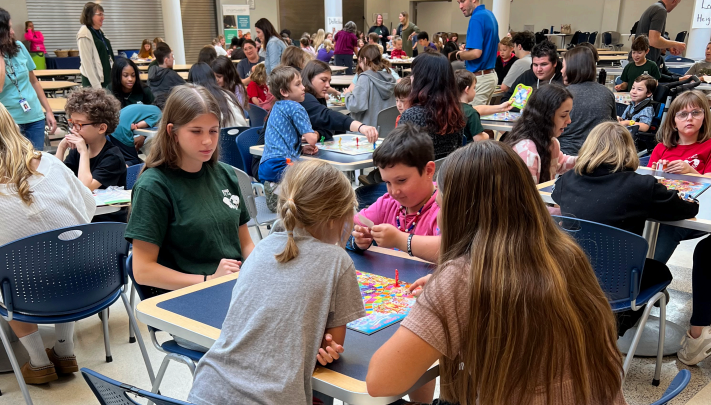 2024 Big Buddy Fall Fest Little and Big buddies completing some fun games and activities!  (Photo submitted)