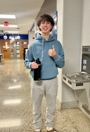 Student is captured wearing comfortable outfits during school.