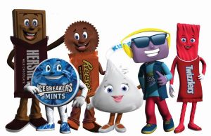 Hershey Park mascots. (Hershey Park)