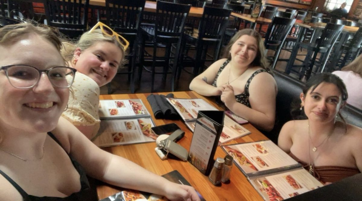 This is me and my roommates at lunch the first time we met, I have never clicked with a group more.