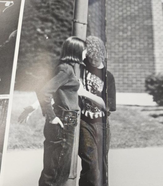 Students are photographed wearing clothing of the grunge era in the 1995 edition of Dallastown's yearbook "The Spectator."