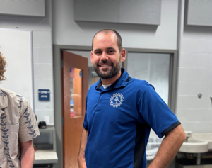 Phillip Nolt, one of Dallastown's robotics and woods teachers, has been educating students for over 13 years. Nolt is pictured here in his classroom, where he works to engage the class with hands-on activities. 