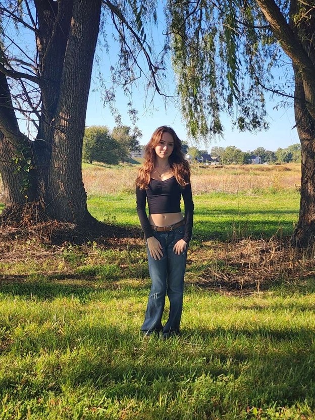 Junior Gabbie Charles spends her time in nature, finding it good for both mind and body. (Sage Causey) 
