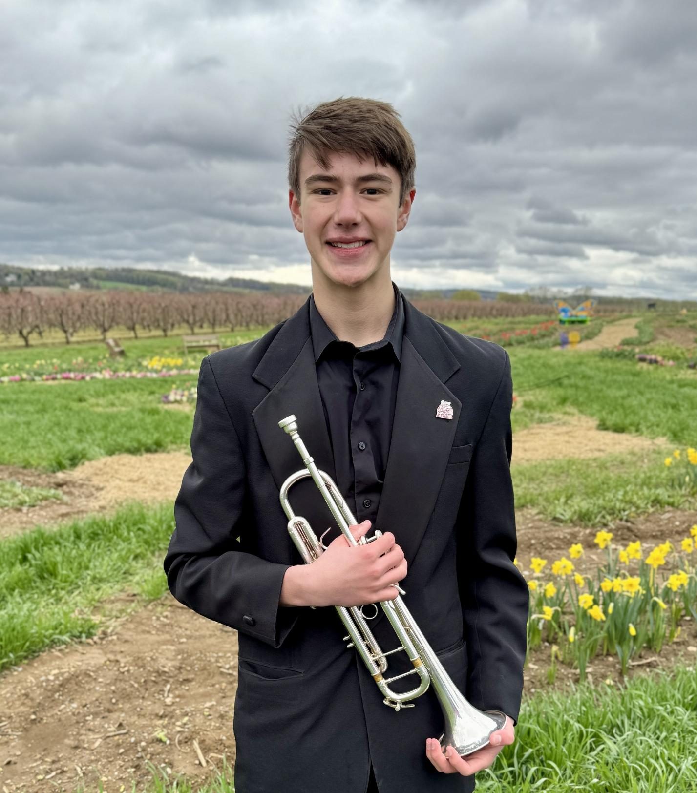 Participating in many of Dallastown's music ensembles, Jacob Appleby hopes to continue sharing his musical talent after graduation. Photo Submitted.
