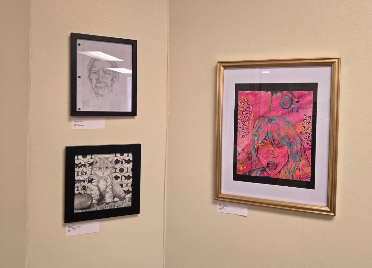 Dallastown students showed a variety of art work at the YCASE showcase. 